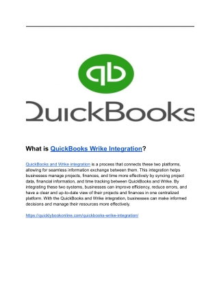 What is QuickBooks Wrike Integration (2)