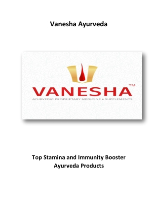 Vanesha Man & Women Immunity Booster