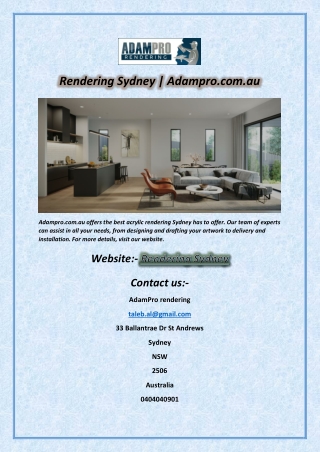 Rendering Sydney