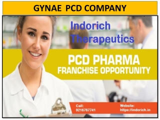 Gynae PCD Franchise Company in India