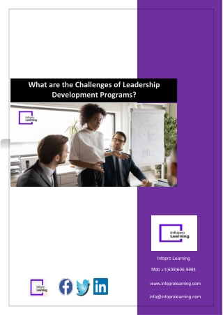 What are the Challenges of Leadership Development Programs?