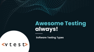 Software testing company in India- VTEST