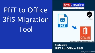 PST to Office 365 Migration Tool