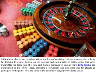 Things You Didn't Know About Satta Matka