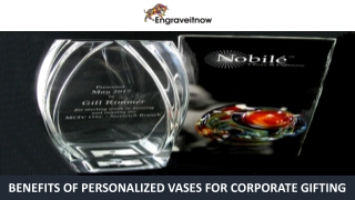 Benefits of Personalized Vases for Corporate Gifting