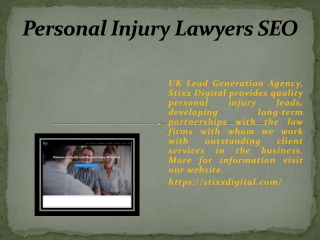 Personal Injury Lawyers SEO