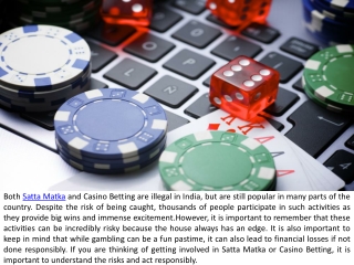 Satta Matka - The Indian Numbers Game