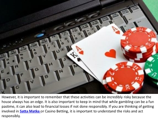 Satta Matka – The Indian Gambling Mania