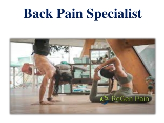 Back Pain Specialist