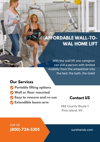 Affordable Wall-to-Wal Home Lift