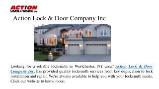 Action Lock & Door Company Inc. | Actionlockanddoor.com