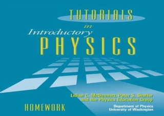 PDF Tutorials in Introductory Physics: Homework ipad