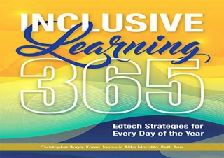 download Inclusive Learning 365: Edtech Strategies for Every Day of the Year fre