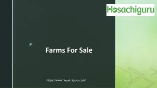 Farms for sale