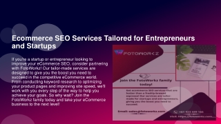 Ecommerce SEO Services Tailored for Entrepreneurs and Startups