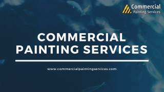 Commercial Painting Contractor