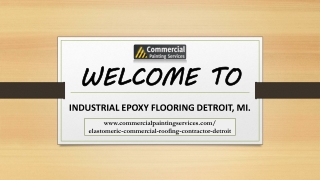 Welcome to Commercial Painting Contractors Detroit mi