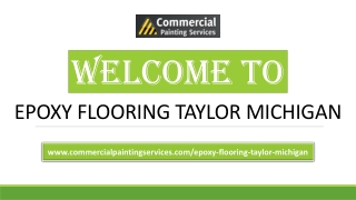 Epoxy Flooring Taylor Michigan