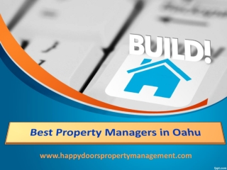 Best Property Managers in Oahu - www.happydoorspropertymanagement.com