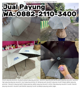 088ᒿ.ᒿII0.З400 (WA) Payung Souvenir Nikah Souvenir Payung Murah Magelang