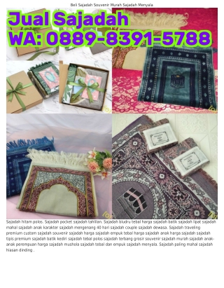 ౦889-8౩9I-5ᜪ88 (WA) Sajadah Travel Sajadah Traveling