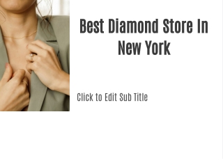 Best Diamond Store In New York