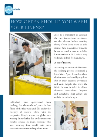 How Often Should You Wash Your Linens?