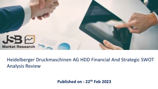 Heidelberger Financial And Strategic SWOT Analysis Review