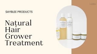 Natural Hair Growth Treatment to Promote Healthy Hair | Sayblee Products