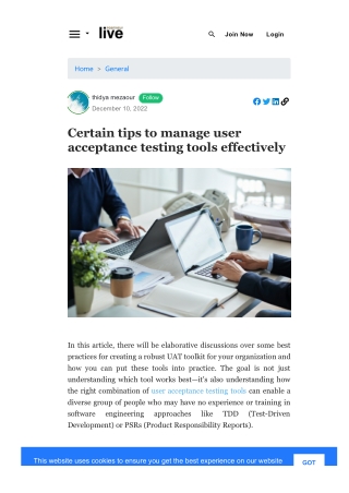 Certain tips to manage user acceptance testing tools effectively