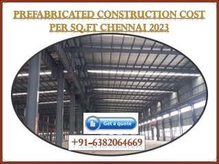 Prefabricated Construction Cost-in-Chennai,Tamil Nadu,Madurai,Coimbatore,Trichy,Erode,Salem,Andhra