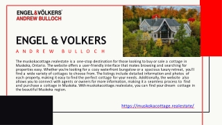 Cottages for sale Bracebridge