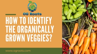 How to Identify the Organically Grown Veggies