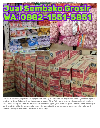 O88ᒿ_I55I_585I (WA) Jual Sembako Online Grosir Sembako Adalah