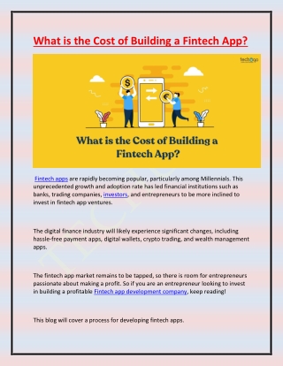 What is the Cost of Building a Fintech App.docx