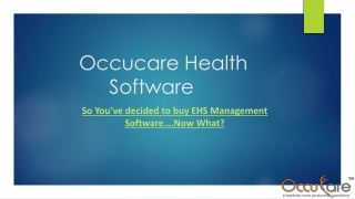 So You’ve decided to buy EHS Management Software….Now What