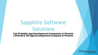 Top 10 Mobile App Development Companies in Phoenix  Android & iOS App Development Company in Phoenix