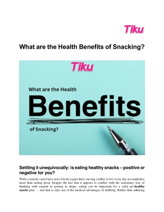 What are the Health Benefits of Snacking.docx