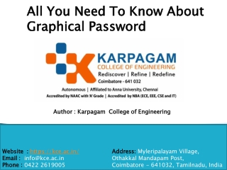 Graphical password