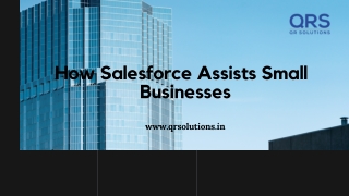 How Salesforce Assists Small Businesses