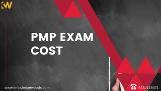 pmp exam cost  PDF