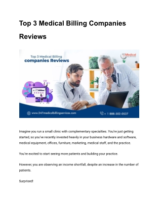 _Top 3 Medical Billing Companies Reviews