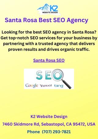 Santa Rosa Best SEO Agency