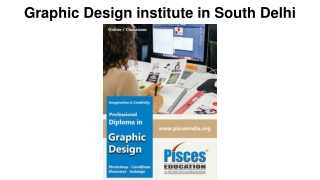 Graphic Design Institute in South Delhi