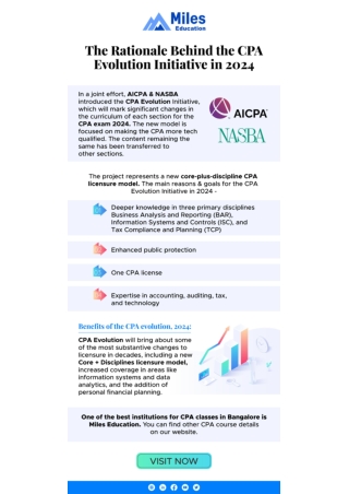 The Rationale Behind the CPA Evolution Initiative in 2024