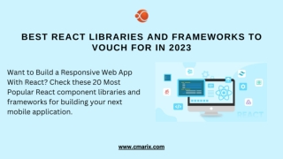 The best React libraries and frameworks to recommend