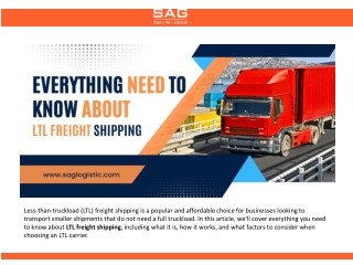 Everything Need to Know About LTL Freight Shipping