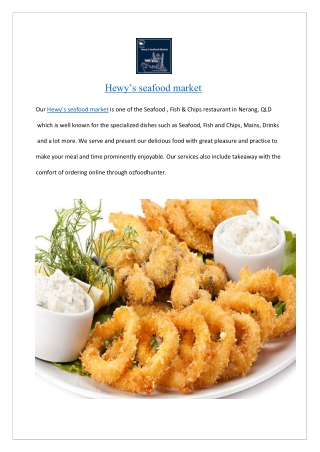 Up To 10% Offer Hewy’s seafood market - Order Now