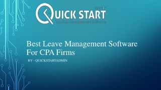 Professional Leave Management Software for CPA Firms – QSA