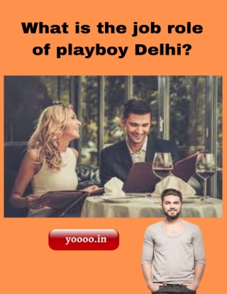 What is the job role of playboy delhi